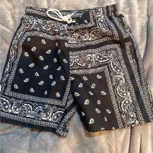 Men’s Bandanna Style Shorts